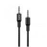 Cabo Áudio Jack Accetel 3.5mm – 1M (Preto)
