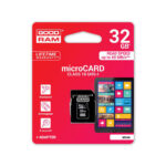 Cartão de Memória 32GB UHS-I MicroSD + Adaptador SD (CLASS 10)